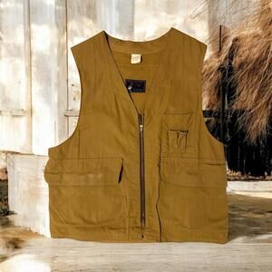 Rare Vintage RED HEAD BRAND Duck Hunting Pockets Full Zip Vest 90s Medium